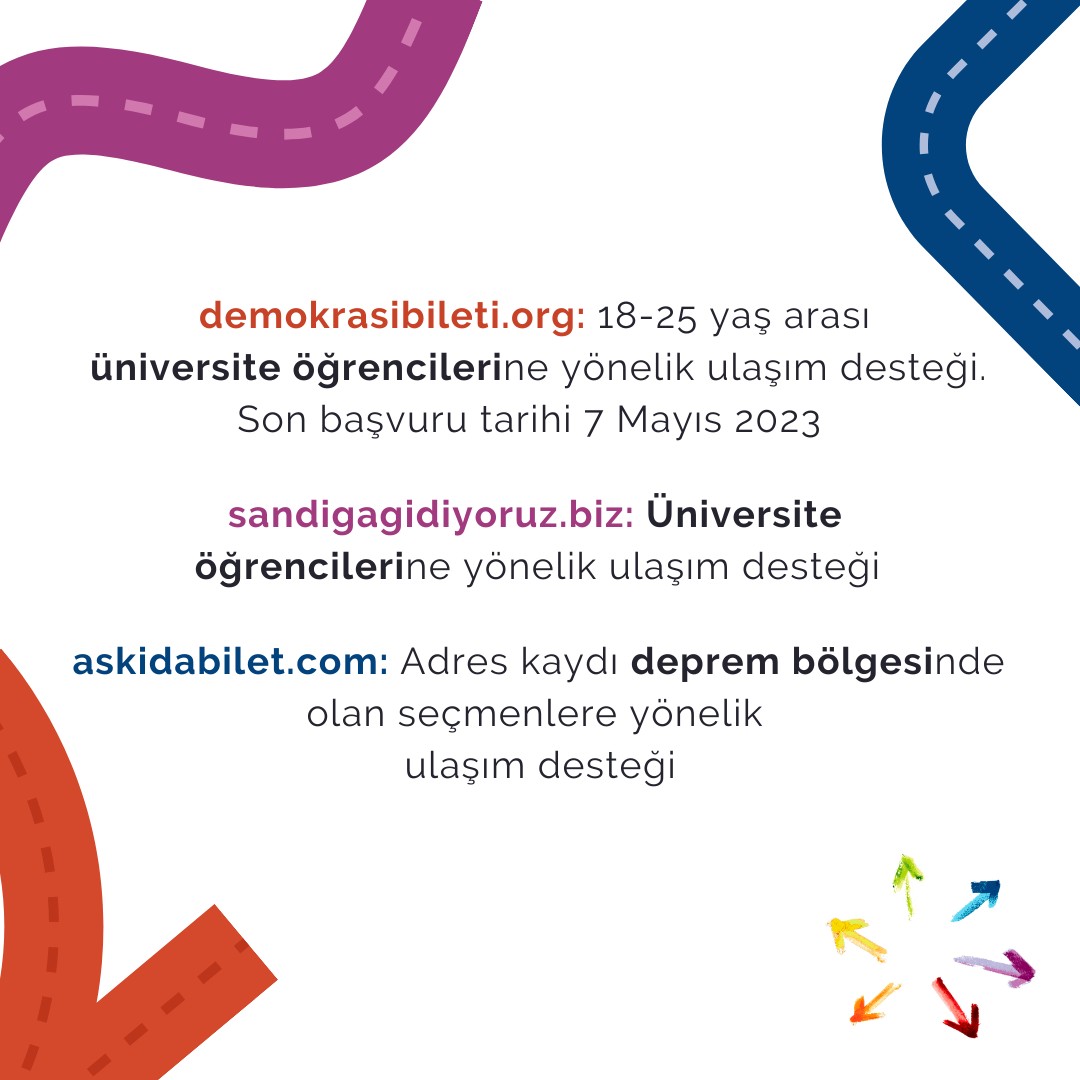 Seçime bilet desteği